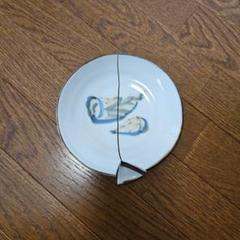 割れた小皿　14cm　金継ぎ用のサムネイル
