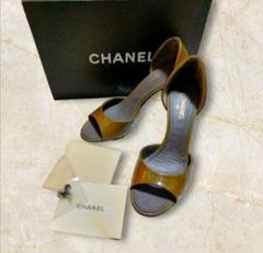 CHANEL　シャネル　パンプス　36 1/2　エナメル