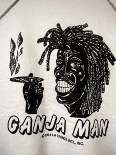 激レア90s ヴィンテージ スウェットTシャツ デッドストック マリファナ 大麻