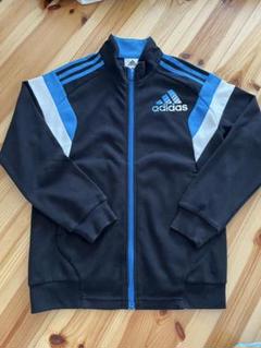 adidas ジャージ ブラック/ブルー 140サイズ