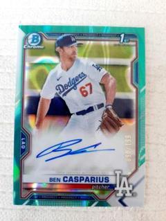 BEN CASPARIUS TOPPS　Chrome 199枚限定　直筆サイン