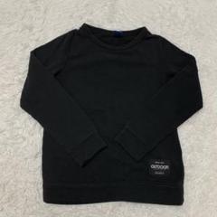 ▲OUTDOOR アウトドア▲スポーツウェア 長袖フリース ブラックM 裏ボア