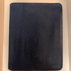 FOSSIL iPadタブレット本革ケース ブラック MLG0086