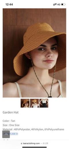 taara clothing  Garden Hat タアラ 2025年最新】TAARA clothing ハットの人気アイテム - メルカリ