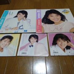 グランドセール シングル 5枚セット レコード 新田恵利 LP アイドル カバーなし 邦楽