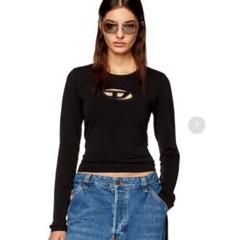 新品未使用　DIESEL ブラック 長袖カットソー Lサイズ DIESEL ディーゼル T-BOXT-LS-N2 カットソー - メルカリ