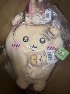 うさぎだらけくじ A賞 超BIGぬいぐるみ（腕組み）+D賞 ピザマン+