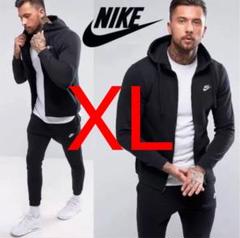 新品 NIKE セットアップ パーカー&ジョガーパンツ ブラック XL 送料無料