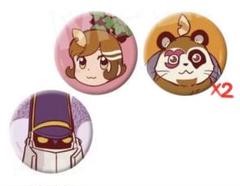 アポカリプスホテル ぷすぷす 竹本泉 缶バッジ 4点 ポン子