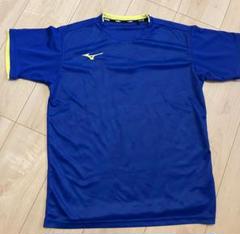 Mizuno 半袖ウェア 青 黄アクセント