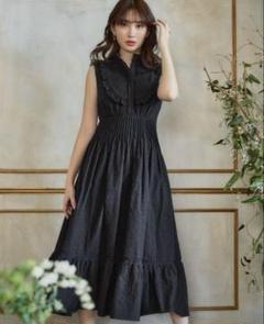 Paisley Cotton Lace Long Dress 河北ワンピ