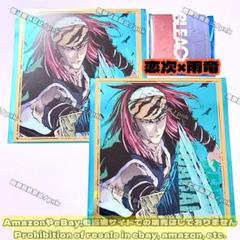 BLEACH WORLD 恋次 缶バッジ クリア色紙 3点セット 新品未使用
