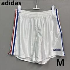 adidas ハーフパンツ　半パン　ホワイト　ズボン　ゲームショーツ　M