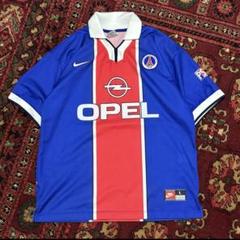 1997-1998 PSG パリサンジェルマン ホーム ゲームシャツ
