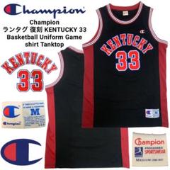 Champion ランタグ 復刻 KENTUCKY 33 バスケットゲームシャツ