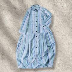 美品]センソユニコ 凡 シャツワンピース アシンメトリー 変形 38