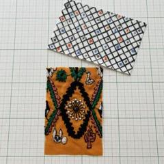 ミナペルホネン forest diamond pouch mina perhonen : mini bag -forest diamond- « pain