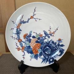 伊万里　魯山　色鍋島　大皿　飾り皿　　　年代物