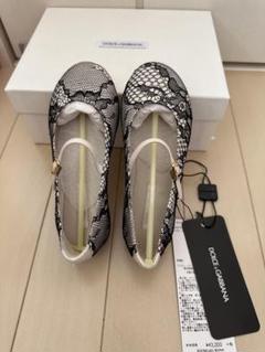 新品 DOLCE&GABBANA キッズ レース バレーシューズ 17cm