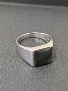 シルバー オニキス　24号リング