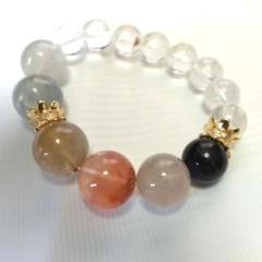 天然石サゲニティッククォーツブレスレット