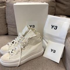 【極美品】Y-3☆スニーカー☆25.5☆アイボリー×ホワイト☆