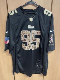 NFL NIKE ジェッツ ゲームシャツ ユニフォーム 刺繍 XL NIKE ナイキ NFL ニューヨーク ジェッツ JETS アメフト ゲーム