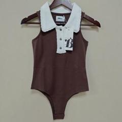 新品未使用 タグ付き Bibiy. BUNNIE BODYSUIT ブラウンのサムネイル