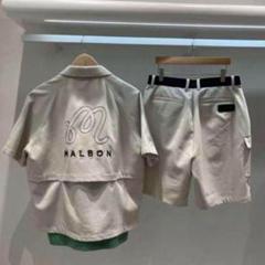 MALBON 新作マルボンゴルフ メンズ セット 2点セット ブラック MALBON マルボンゴルフ メンズ セット 2点セット ブラック