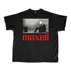 「maxell Tシャツ」マクセル ノベルティ マクセル 企業 ロゴ ブラック 黒 半袖 | ビンテージ古着屋Feeet