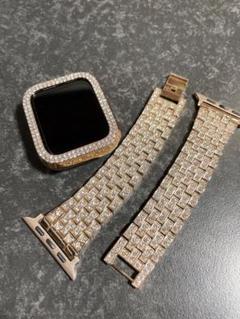 キラキラ！ Apple Watch ケース ローズゴールド 42mm