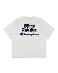 【Champion × WIND AND SEA】 S/S TEE 【L】黒 Logo S/S Tee – WIND AND SEA