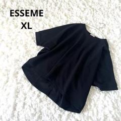 【美品】ESSEME ドルマンスリーブ　Tシャツ 異素材ミックス　体型カバーのサムネイル