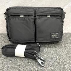 極美品✨ PORTER TANKER ショルダーバッグ ウエストバッグ ブラック