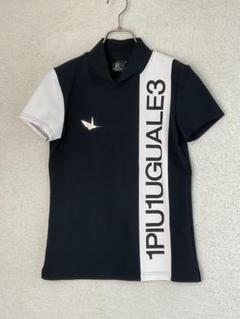 サイズS【未使用】1piu1uguale3 GOLF バイカラーロゴポロシャツ