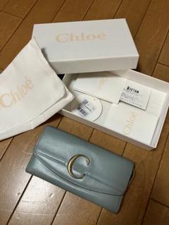 Chloé ライトブルー 二つ折り財布