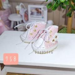 スニーカー 花 ピンク No.758 イーマリー リカちゃん ブライス シューズ