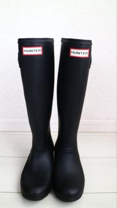 HUNTER ブラック 長靴・レインブーツ