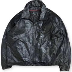 ST.JOHN'S BAY ビッグサイズXXL レザージャケット ブラック