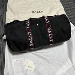 BALLY ボストンバッグ 黒 ナイロン 約50cm