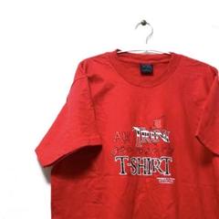 AH TRINI geh meh dis YORK レッド　L Tシャツ　メンズ
