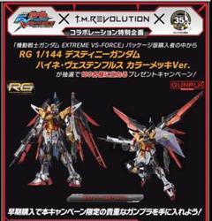 BANDAI - 限定100個RG1/144 デスティニーガンダム ハイネ機 カラーメッキVer. RG 1/144 デスティニーガンダム ハイネ・ヴェステンフルスカラー