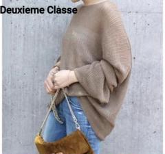 ドゥーズィエムクラス 24ss loose fabric ニット リネン 半袖 ミューズ ドゥーズィエム クラス ニット カットソー 長袖 麻