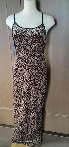 ラスト値下げCecilMcBEE新品ヒョウ柄ノースリーブロングワンピース