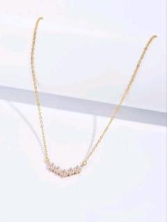 新品 ネックレス ゴールドメッキ ジルコンデコレーション アクセサリー