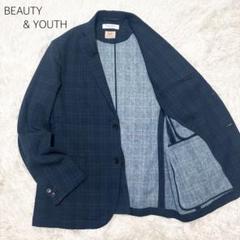 【洗える】BEAUTY&YOUTH アンコンジャケット TORAY チェック