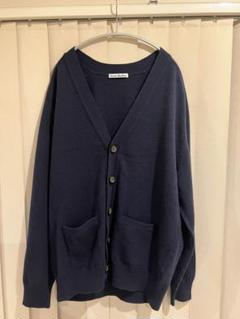 Acne Studios ダークネイビーVネック カーディガンXL 2025年最新】acne カーディガンの人気アイテム - メルカリ