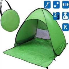 ぱっと開くだけ! ワンタッチテント ポップアップテント アウトドア グリーン