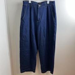 Beno ビーノ ワイド バルーンデニム パンツ ワンウォッシュ M