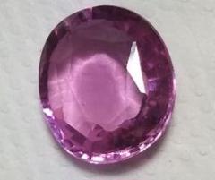 （新品）ピンクトパーズオーバル ルース 15.2ct（証明書付）